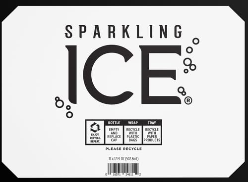 Sparkling Ice, Lemon Lime Sparkling Water, Zero Sugar Flavored Water, with Vitamins and Antioxidants, Low Calorie Beverage, 17 Fl Oz (Pack of 12)