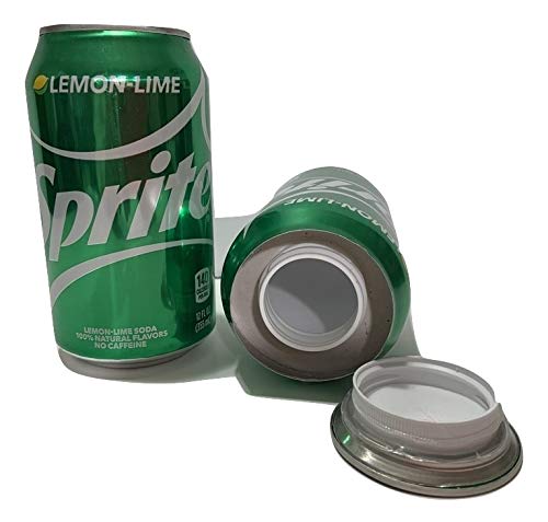 Sprite Can Safe Sprite Diversion Safe Sprite Stash Safe Compatible/Replacement for (Sprite) Made by Coca-Cola Company Sprite Stash Safe with 4" Hidden Compartment to Hide Money, Jewelry, or ???