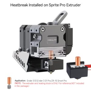 UniTak3D Ender 3 S1 Bimetal Heatbreak,Sprite Extruder Pro Throat Tube Copper+Titanium Alloy Support 400℃ for Ender-3 S1 Plus/Ender-3 S1 Pro/CR-10 Smart Pro/Sermoon V1/Sermoon V1 Pro/K1&K1 Max(2Pcs)