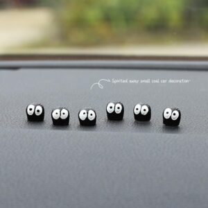 Cute Soot Sprites Car Rearview Mirror Accessories for Car Interior Decoration Dashboard Car Ornament Funny Gifts for Cute Car Mirror Interior Decors (20 Pcs)