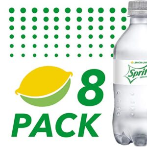 Sprite Zero Lemon Lime Diet Soda Soft Drinks, 12 fl oz, 8 Pack