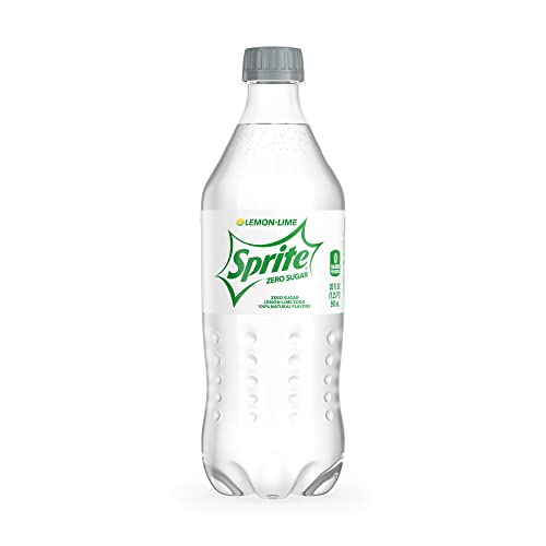 Zero Sprite, 20 oz Bottles - Pack of 16