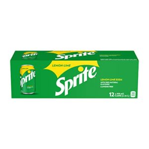 sprite lemon lime soda 355ml/12oz cans 12 pack imported from canada