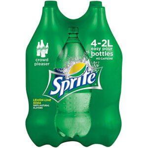 sprite lemon lime soda (2l bottles, 4 ct.)