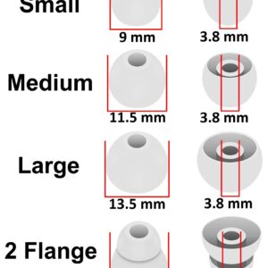 A-Focus [8 Pairs] WF-1000XM4 Ear Hooks Tips 【 Memory Foam & Silicone 】 Soft Replacement Comfortable Earbud Tips Wingtip Compatible with Sony WF-1000XM4 WF-1000XM3 WF-C500, 23515H Silver