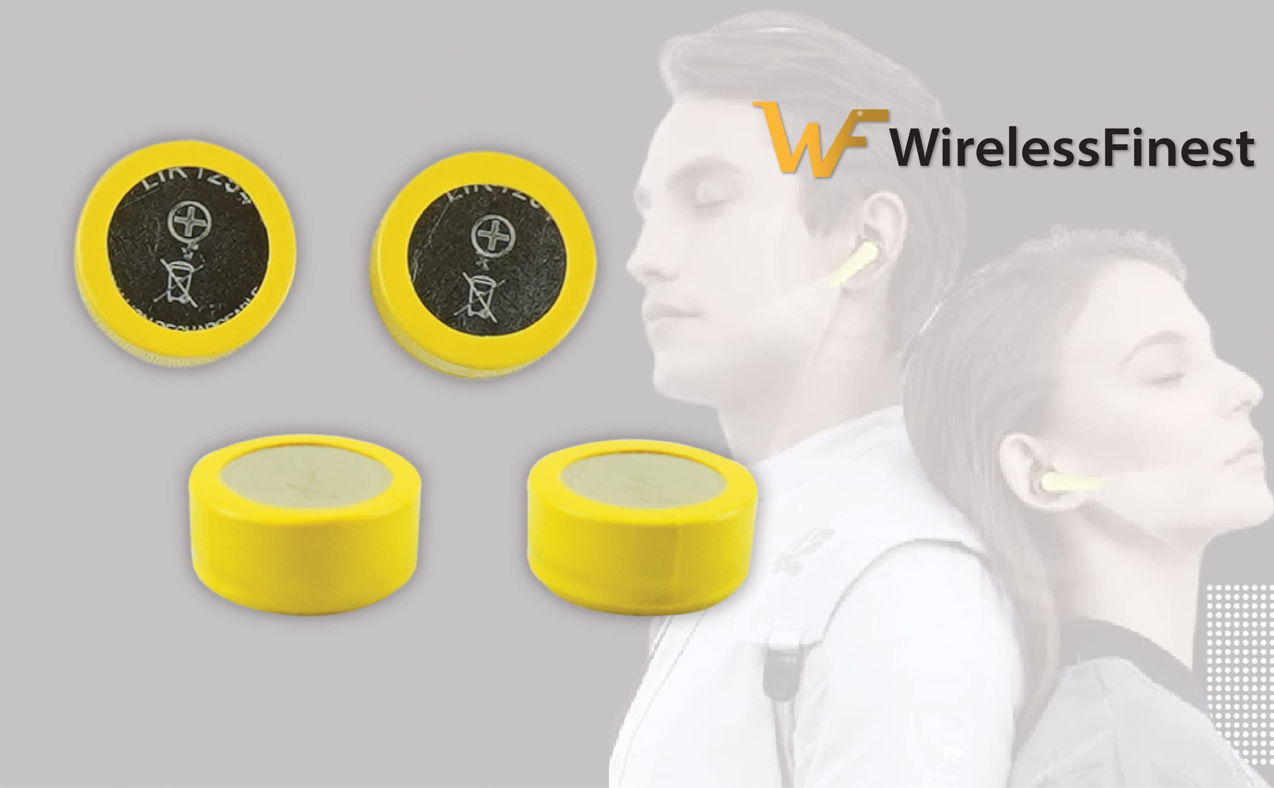 2X Pack CP1243 Battery Replacement for Sony WF1000XM4 XM3 SP600 SP700 SP900 Jabra Rox Galaxy Buds CP Truly Wireless EarbudHeadset Headphone Varta Battery