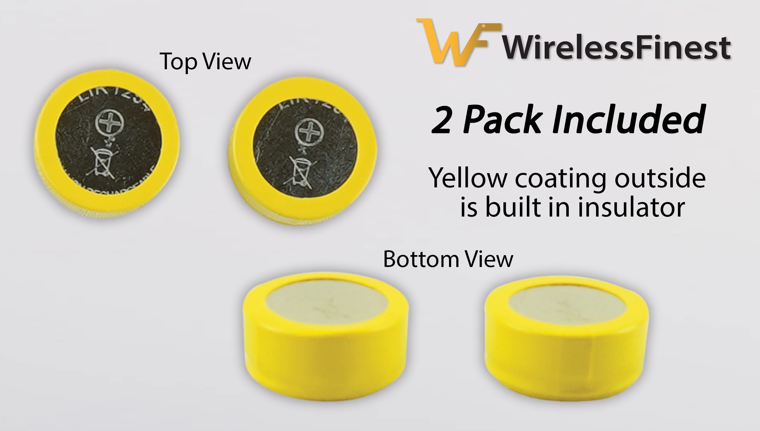 2X Pack CP1243 Battery Replacement for Sony WF1000XM4 XM3 SP600 SP700 SP900 Jabra Rox Galaxy Buds CP Truly Wireless EarbudHeadset Headphone Varta Battery