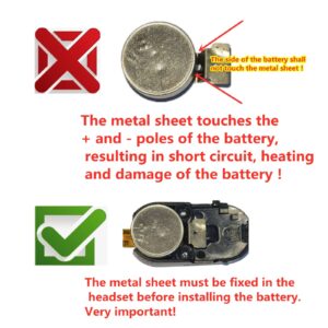 STRENG-CELL 2 Pack CP1254 Replacement Battery for Sony Wf1000X XM3 SP600 700 900 Battery Jabra Rox BandO H5 E6 Galaxy Buds Bluetooth Headset Battery Varta ICR LIR 1254 A2 A3 Made in Germany