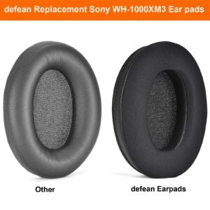 defean WH-1000XM3 Cooling Gel Ear Pads Replacement Cover Cushions Compatible with Sony WH-1000XM3 (WH1000XM3) Headphones