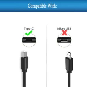 UPBRIGHT USB C Charging Cable Power Cord Compatible with Sony WH-1000XM3 WH-1000XM4 WF-1000XM3 WF-1000XM4 WH-CH710N WH-CH710B WH-XB900N WH-CH510 WI-1000XM2 WI-C200 WI-XB400 Bluetooth Headphones Noise