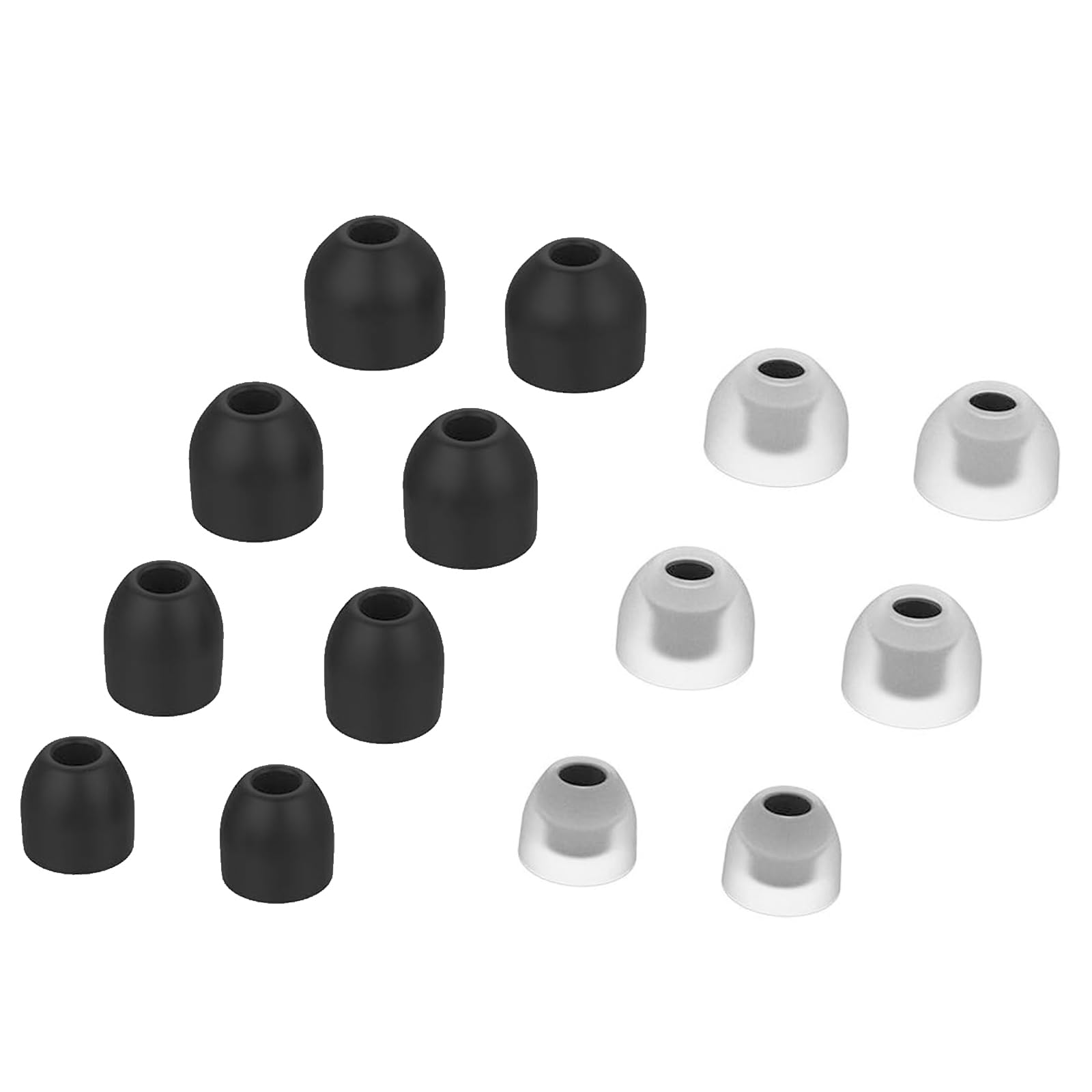 14Pcs Replacement Ear Tips Compatible with Sony WF-1000XM3 WF-1000XM4 Earbuds Soft Silicone Ear Tips (Black)