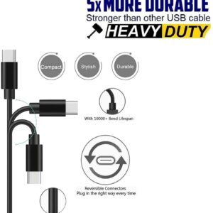 USB C WH-1000XM4 Headphone Charger WH-1000XM3 Charging Cable Power Cord Compatible with Sony WH-1000XM4 WH-1000XM5 WH-1000XM3 WH-XB700 WH-XB900N MDR-XB950BT MDR-ZX770BN WH-XB910N WH-CH700N Headphones