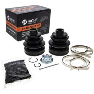 niche front rear cv axle boot kit for arctic cat 400 450 350 425 prowler 500 replaces 3313-558 3313-560 3307-635