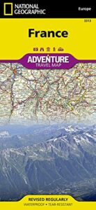 france map (national geographic adventure map, 3313)