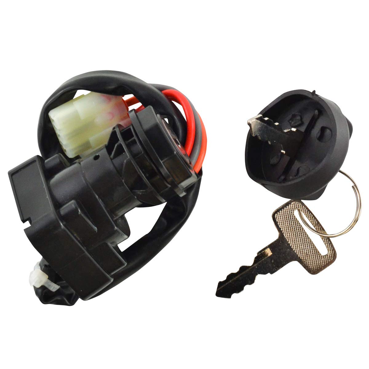 RMSTATOR Replacement for 3-Pos. Ignition Key Switch Arctic Cat Alterra 400 450 500 | TBX/TRV 400 500 Automatic Manual | XC 450 | DVX 400 2000-11 | OEM Repl.# 3313-439/3430-040/3509-004