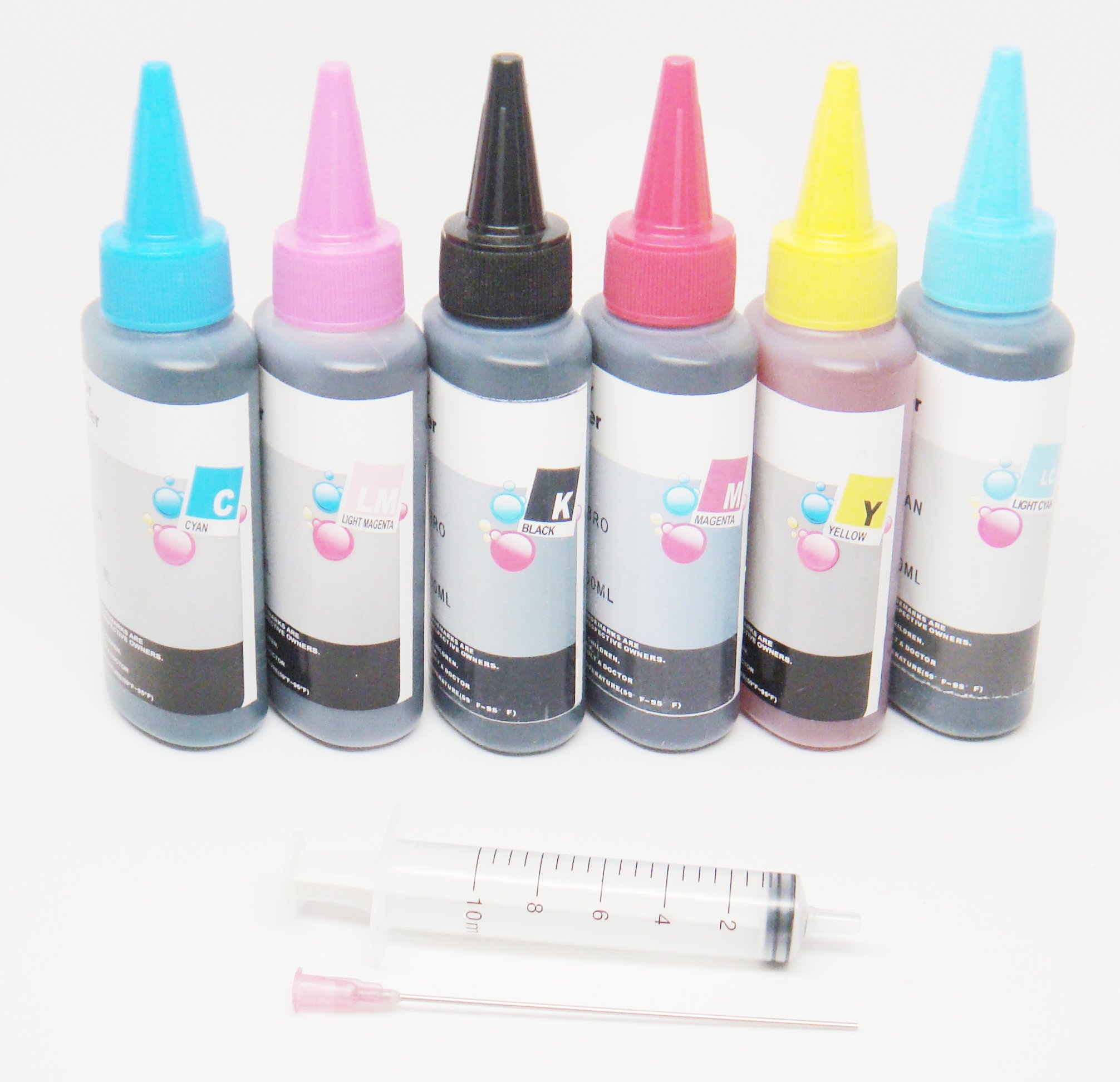 Bulk Ink Refill for HP 02 PhotoSmart C5140 C7180 3310xi C5150 C7275 3313 C5175 C7280 D6160 C5180 C7283 D7145 C5183 C7288 D7155 C5188 C8150 D7160 C5190 C8180 D7245 C6150 C8183 D7255 C6175 8230 D7260 C6180 8238 D7263 C6183 8250 D7268 C6188 3110 D7345 C6240