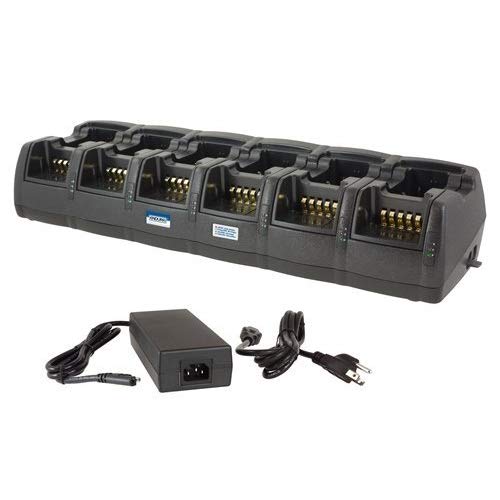 Endura 12 Slot Charger with Replaceable Pods for Kenwood TK2200 3200 3313 NX240 and 340 NiCd NiMH Li-Ion and LiPo Batteries