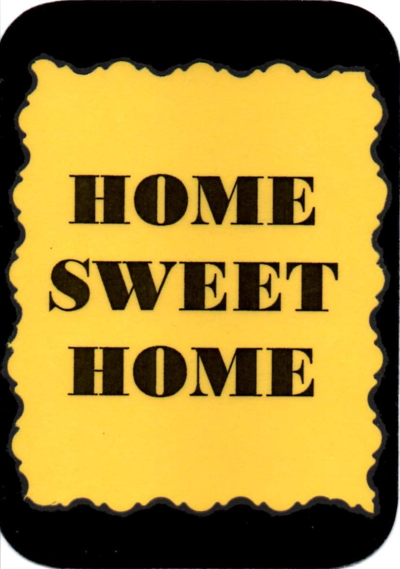 3" x 4" Humorous Saying Refrigerator Magnet 3313 Home Sweet Home Kitchen Decor Gifts for Family Friends Neighbors Housewarming Christmas Birthday Any Occasion Office Groups