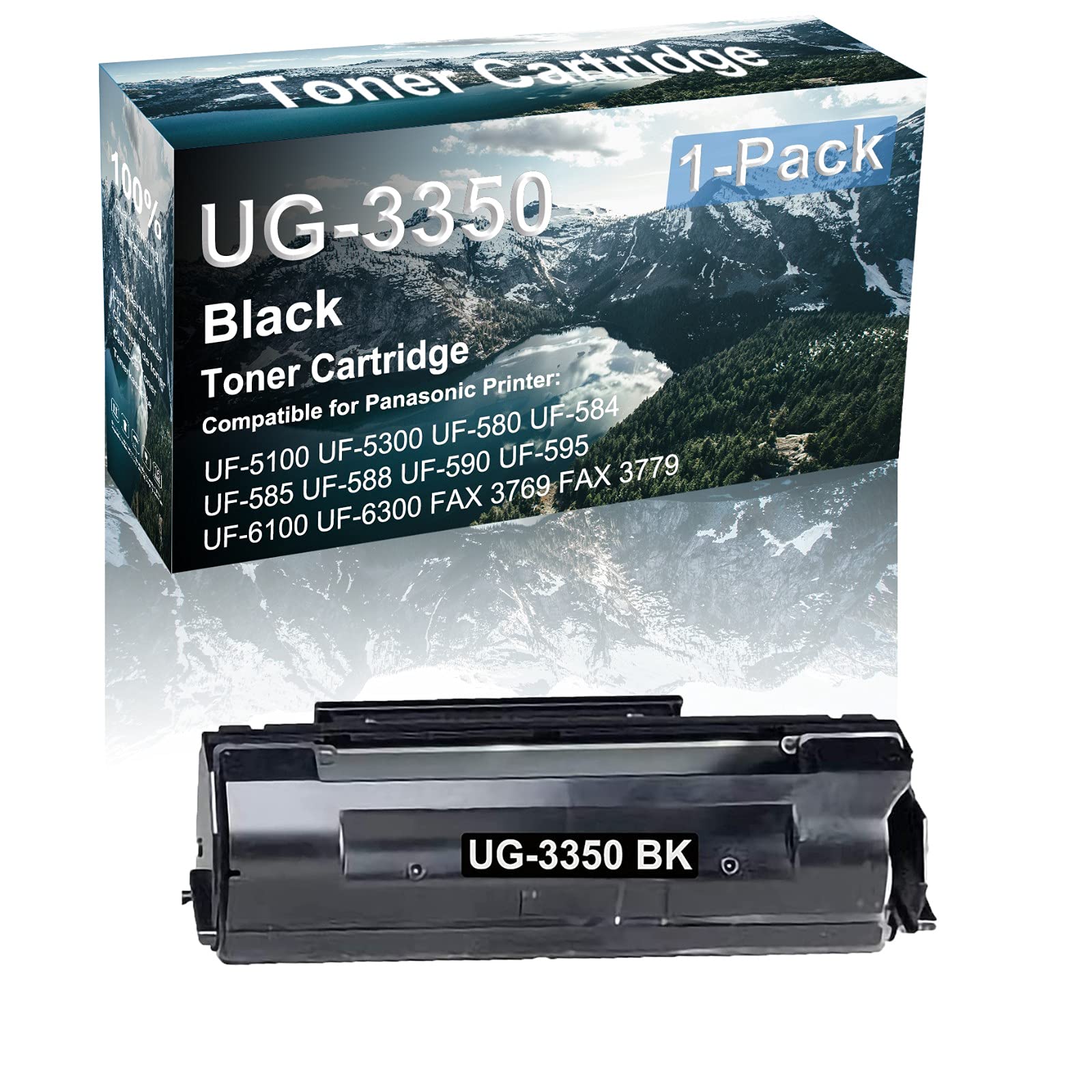 Credibility Store 1-Pack(Black) Compatible Laser Printer Cartridge (High Yield) Replacement for Panasonic UG3350 | UG-3313 Printer Toner use for UF-5100 UF-5300 UF-580 UF-584 UF-585 Printer