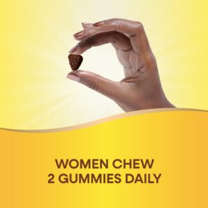 Nature's Way Alive! Women's Daily Gummy Multivitamins, 16 Vitamins & Minerals, Energy Metabolism*, Hair Skin & Nails*, Vegetarian, Mixed Berry Flavored, 150 Gummies (Packaging May Vary)