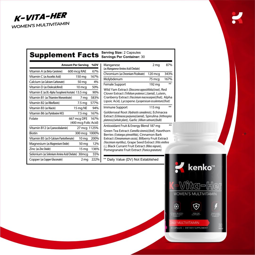 K-Vita-Her/Women’S Multivitamins & Minerals / 60 Capsules