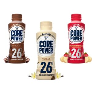 Fairlife Core Power 26g Protein Milk Shakes Variety Pack, Ready To Drink for Workout Recovery, 14 Fl Oz - (12 - Pack)