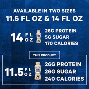 Core Power Protein Shakes (26g), Vanilla, No Artificial Sweeteners, Ready To Drink for Workout Recovery, 11.5 Fl Oz (Pack of 12), Packaging May vary