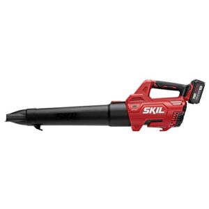 SKIL CB7542B-10 PWR CORE 20 Brushless 13" String Trimmer and 400 CFM Leaf Blower Kit, Includes 4.0Ah Battery and Charger