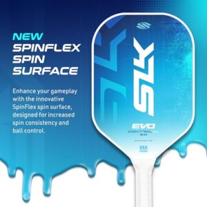 2024 Pickleball Paddle from SLK by Selkirk | Evo Power, Hybrid & Control Paddles | Fiberglass Pickleball Paddle | Carbon Fiber Pickleball Paddle with SpinFlex Surface