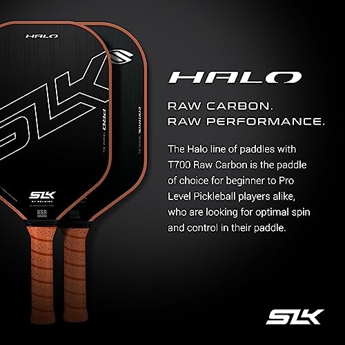 2024 Selkirk SLK Halo Control & Halo Power Pickleball Paddle | Raw Carbon Fiber Pickleball Paddle with a Rev-Core Power Polymer Core | The Pickleball Paddle Designed for Ultimate Spin & Consistency