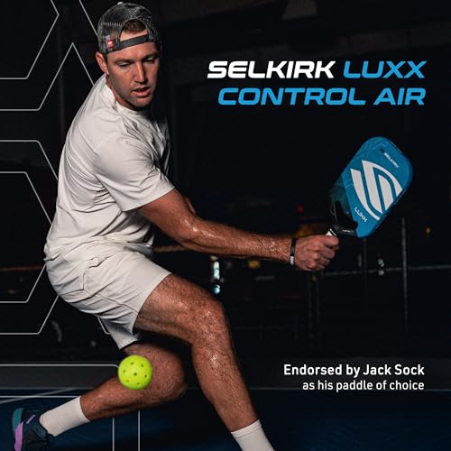 Selkirk LUXX Control Pickleball Paddle | Florek Carbon Fiber Pickleball Paddle with a Polypropylene X7 Core | The Pickle Ball Paddle Designed for Ultimate Power & Control | Invikta Blue