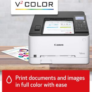 Canon Color imageCLASS LBP622Cdw Wireless Single-Function Laser Printer - Print only - 5-line LCD, 22 ppm, 600 x 600 dpi, 1GB Memory, Auto 2-Sided Printing, 8.5 x 14, USB, Ethernet