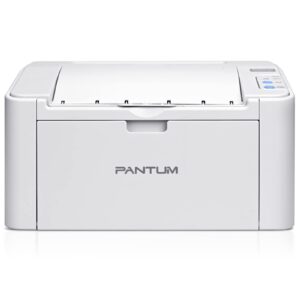 pantum laser printer black and white,wireless computer printer home use,small compact design, monochrome p2502w print up to 23ppm (white), 13.27inw x 8.66ind x 7.01inh