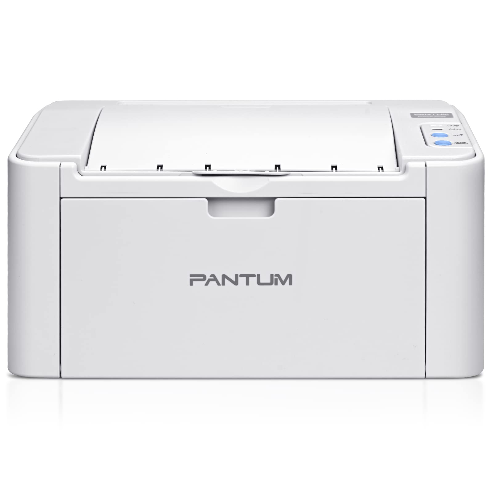 Pantum Laser Printer Black and White,Wireless Computer Printer Home Use,Small Compact Design, Monochrome P2502W Print Up to 23PPM (White), 13.27inW X 8.66inD X 7.01inH