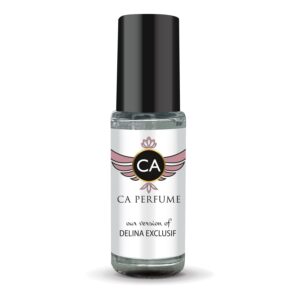 ca perfume impression of delina exclusif for women replica fragrance body oil dupes alcohol-free aromatherapy sample travel size concentrated long lasting attar roll-on 0.14 fl oz/4ml-x1