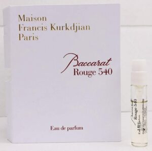 maison francis kurkdjian baccarat rouge 540 eau de parfum vial spray 2ml / 0.06 fl oz