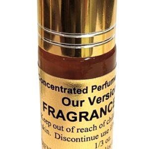 Hayward Enterprises Brand Perfume Oil Comparable to DELINA for women, Fragrance Rendition, Eau de Parfum, 1/3 oz. (10ml) Glass Roll on