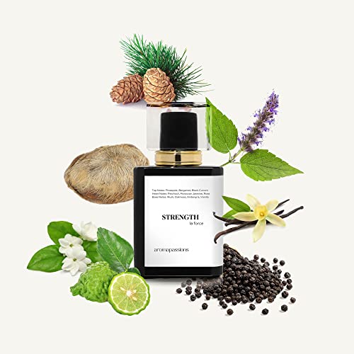 STRENGTH | Inspired by CREED AVENTUS (VINTAGE formula) | Pheromone Perfume Cologne for Men | Extrait De Parfum | Long Lasting Dupe Clone Essential Oil Fragrance | Perfume De Hombre