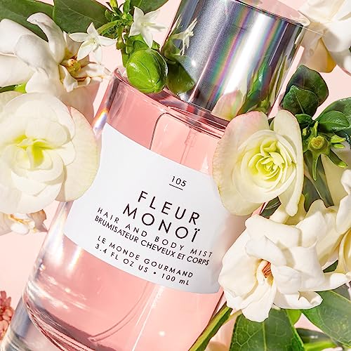 Le Monde Gourmand Fleur Monoi Hair & Body Mist - 3.4oz (100ml) - Floral, Coconut Fragrance Notes