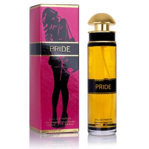 pride for women eau de parfum - scents with caramel, warm benzoin & vanilla - elegant mix ideal for women who like fragrances sweet & spicy - precious for all occasions - elegant 100ml bottle