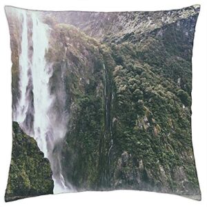 lesgaulest throw pillow cover (16x16 inch) - nature landscape mountain travel adventure trek 11