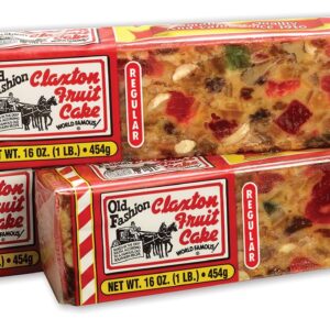 Old Fashion Claxton Fruit Cake - 3-1 Lb. Size - Regular Recipe