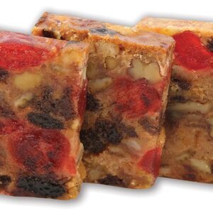 Claxton Fruit Cake - 2-1 Lb. Regular Recipe - Packed in New, Claxton 2-1 Lb. Gift Carton