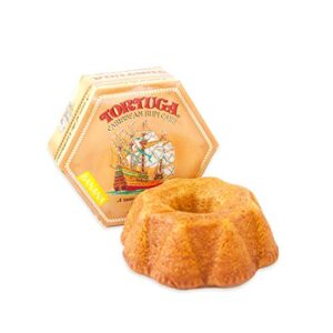 tortuga caribbean banana rum cake - 4 oz rum cake - the perfect premium gourmet gift for gift baskets, parties, holidays, and birthdays - great cakes for delivery, 4.0 ounce