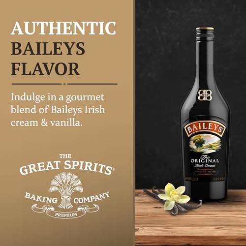 Great Spirits Baking Baileys Irish Cream Loaf Cake, 10 oz, Authentic Whiskey-Infused Dessert, Perfect for Whiskey Lovers, Ready-to-Serve, Certified Kosher Dairy