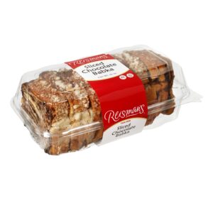 Reisman's Bakery Chocolate Babka Cake, Fresh Dessert, Nut-Free and Dairy-Free Chocolate Cake, OU Kosher-Certified Babka Bread, 1 lb, Pack of 1