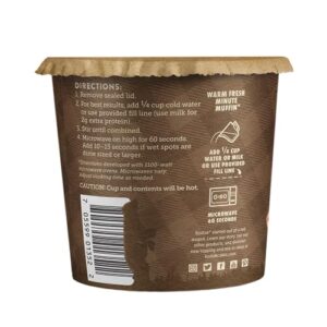 Kodiak Cakes Minute Muffins, Chocolate Chip, 2.36 Ounce (Pack of 12)