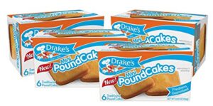 drake's mini pound cakes, 24 traditional pound cakes (pack of 4)