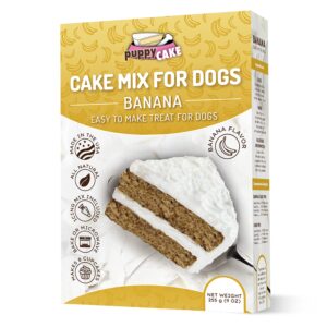 Puppy Cake Banana Cake Mix and Frosting for Dogs-9 oz