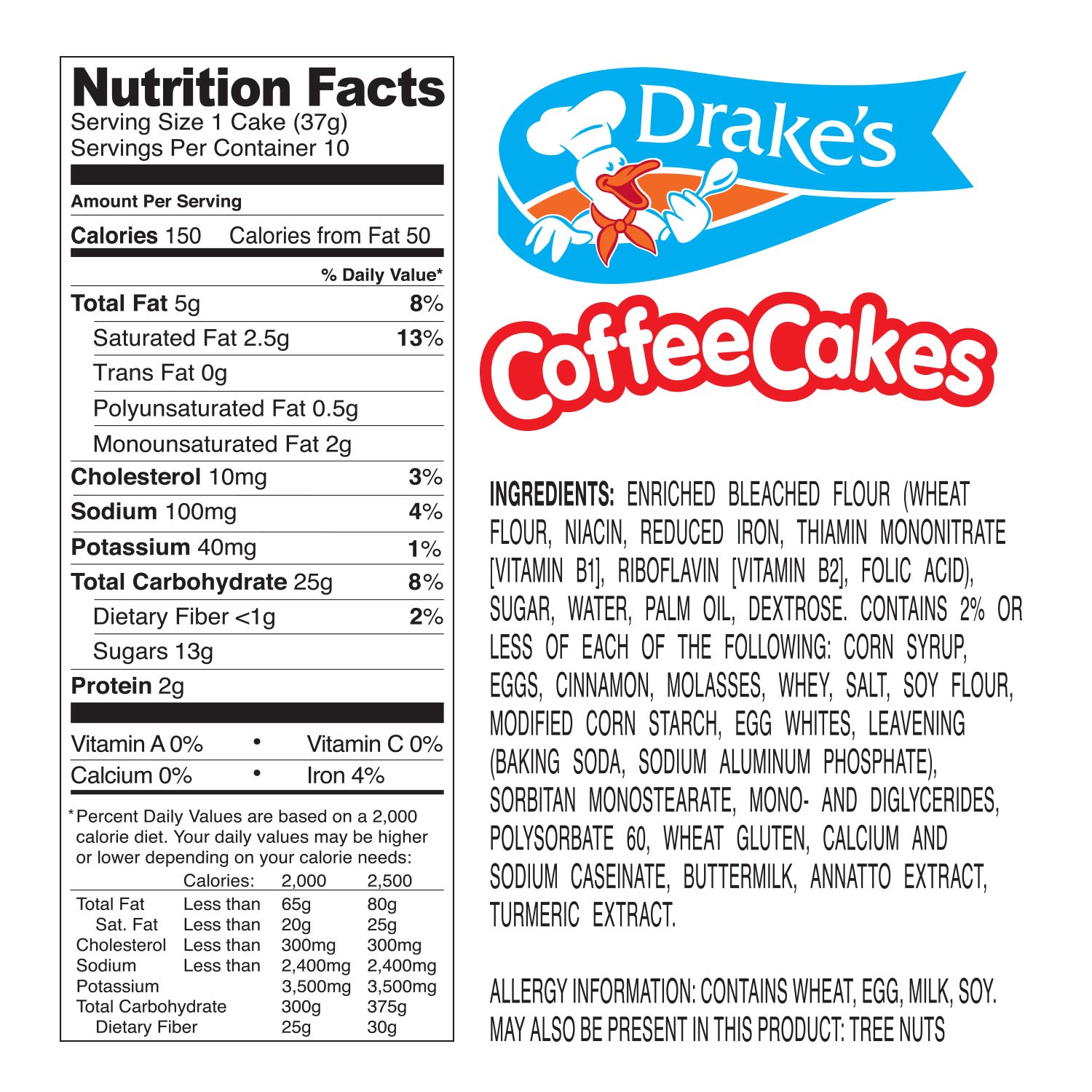 Drake's Coffee Cakes, 20 Count